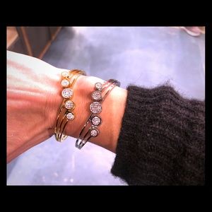 Stainless steel 5 stones bracelet